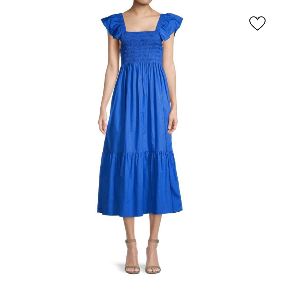 Caara Calypso Blue Midi Dress